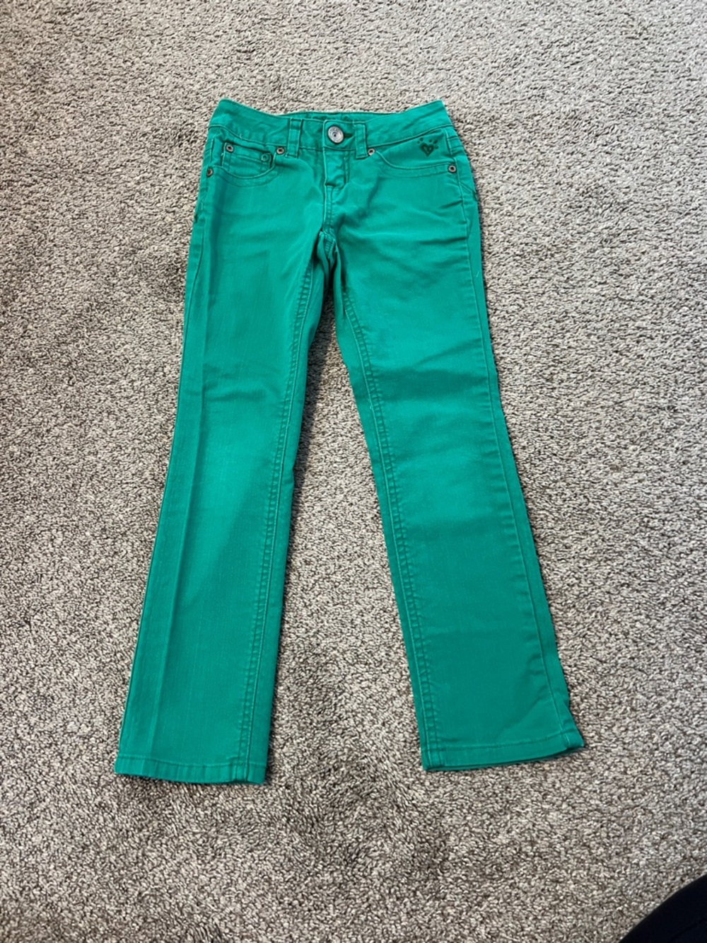 Justice Girls Green Jeans
